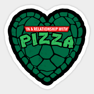 In relationship with pizza Sticker